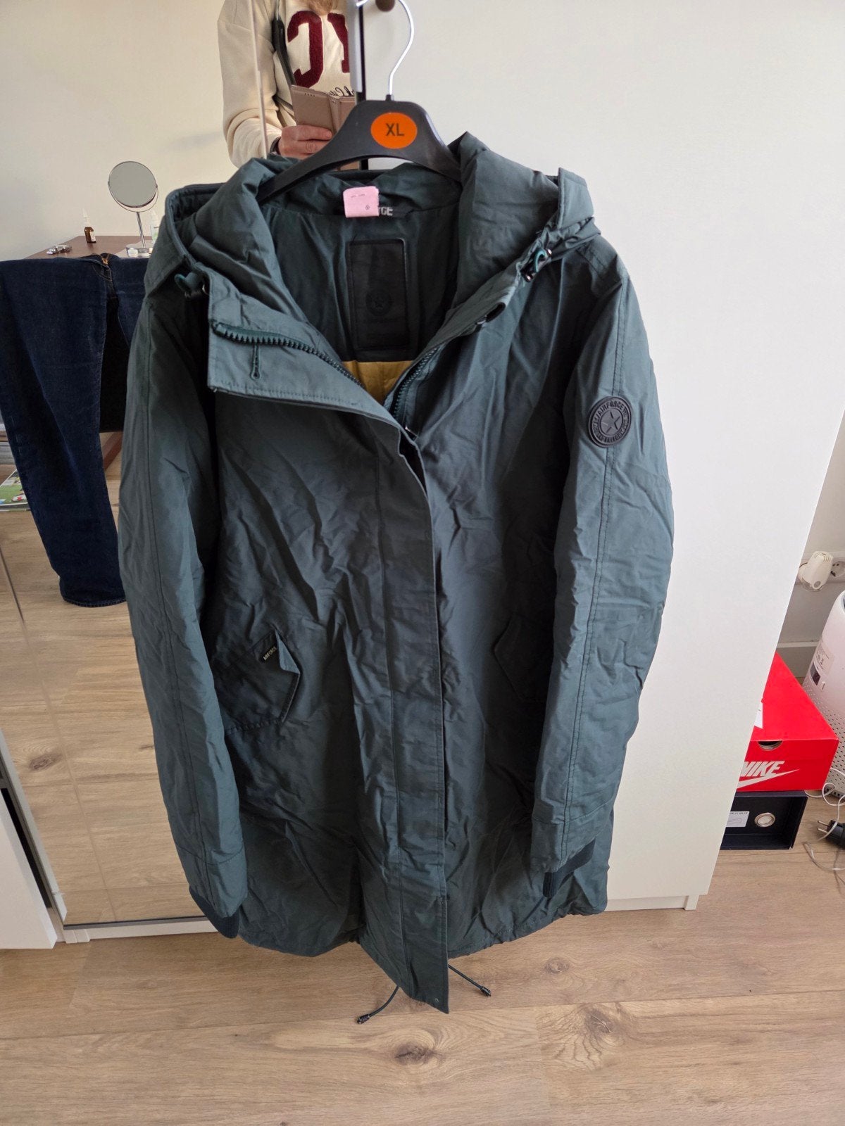 FISHTAIL PARKA Airforce, Airforce, Maat 42/44 (L), Ophalen of Verzenden, Gedragen