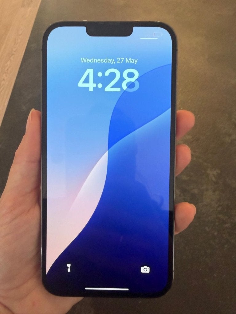 iPhone 13 Pro Max – Nog als nieuw (zonder nieuwprijs ), 83 %, 128 GB, Zwart, Ophalen of Verzenden