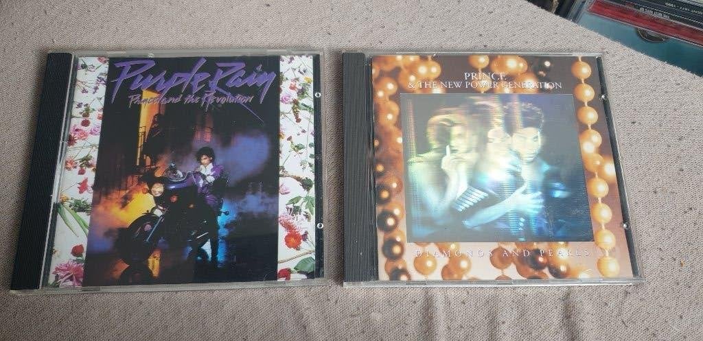 Te koop 2cds Prince - purple rain & diamonds & pearls, Ophalen of Verzenden, Zo goed als nieuw, Pop