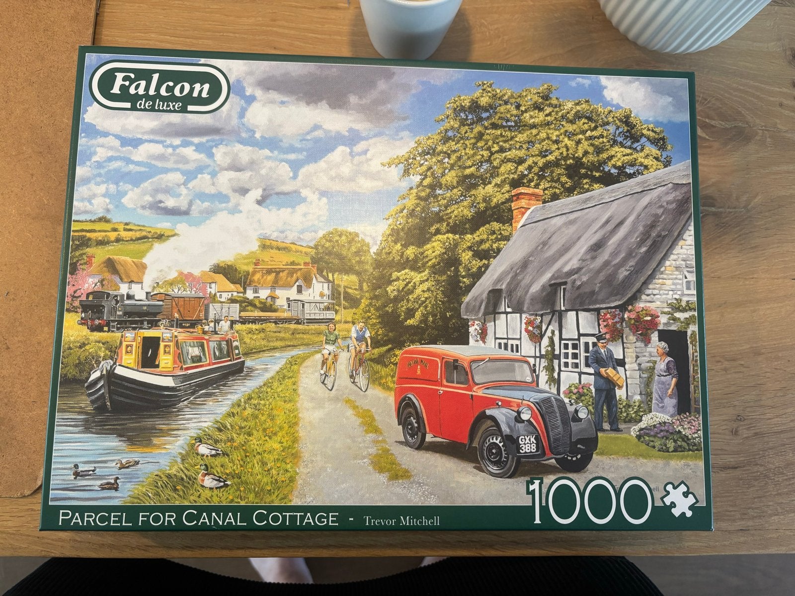 Falcon de Luxe Legpuzzel 'Parcel for Canal Cottage' 1000 stu, Ophalen, 500 t/m 1500 stukjes, Zo goed als nieuw, Legpuzzel