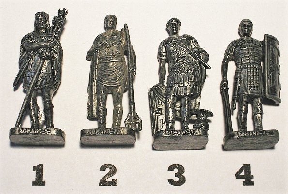 23ij- Ferrero kinder surprise metal ROMEINEN Romano serie, Verzamelen, Verrassingseieren, Ophalen of Verzenden, Zo goed als nieuw