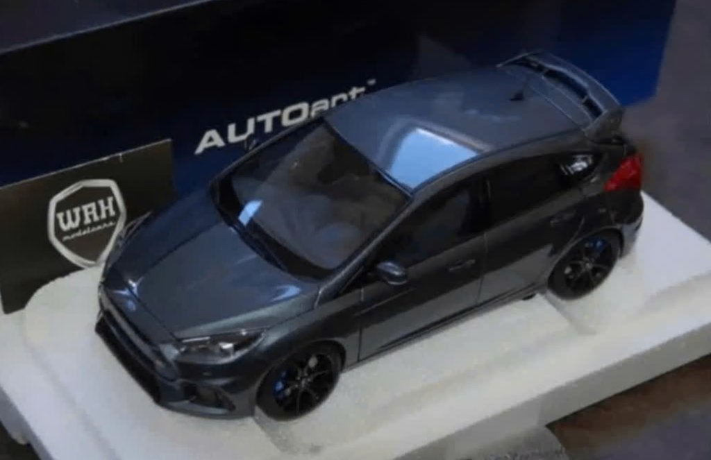 1:18 FORD FOCUS RS 2016 STEALTH GREY Autoart 72954 WRH, Hobby en Vrije tijd, Modelauto's | 1:18, Verzenden, Zo goed als nieuw