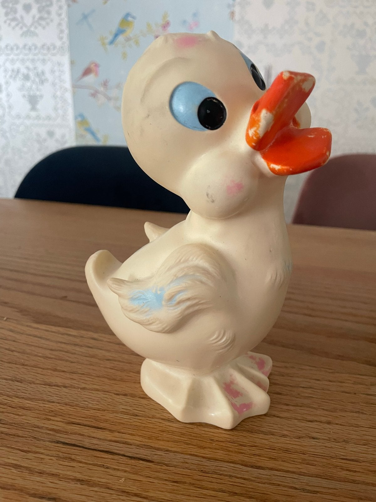 Nostalgische badeend - Vintage rubberen eend, Ophalen of Verzenden, Gebruikt, Overige typen