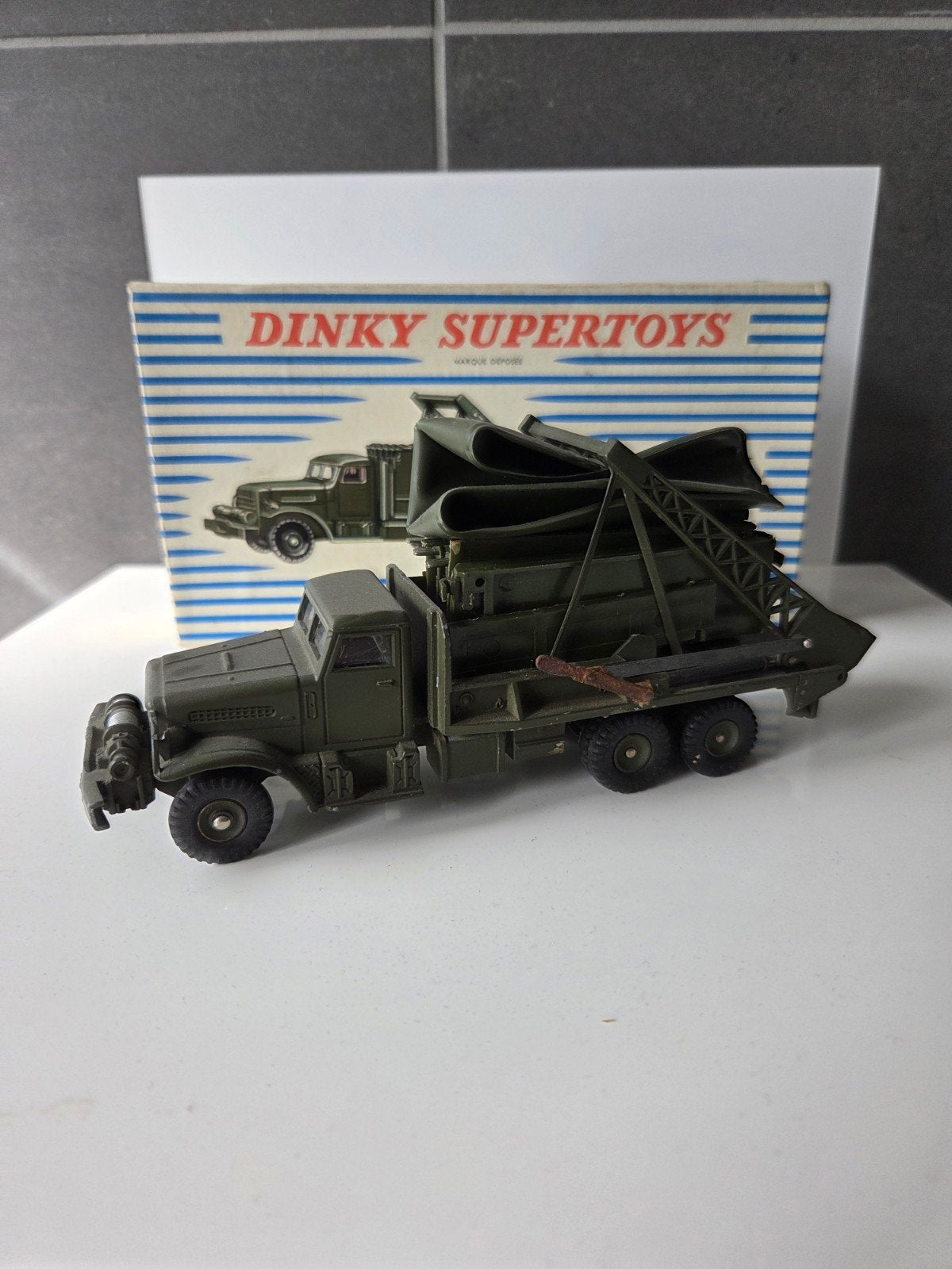 dinky supertoys brockway, Ophalen of Verzenden, Gebruikt, Bus of Vrachtwagen, Dinky Toys