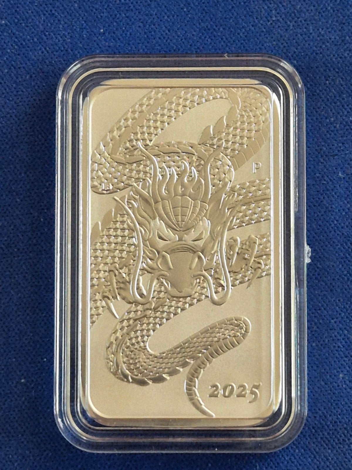 1 troy oz zilverbaar dragon 2025, Ophalen of Verzenden, Zilver