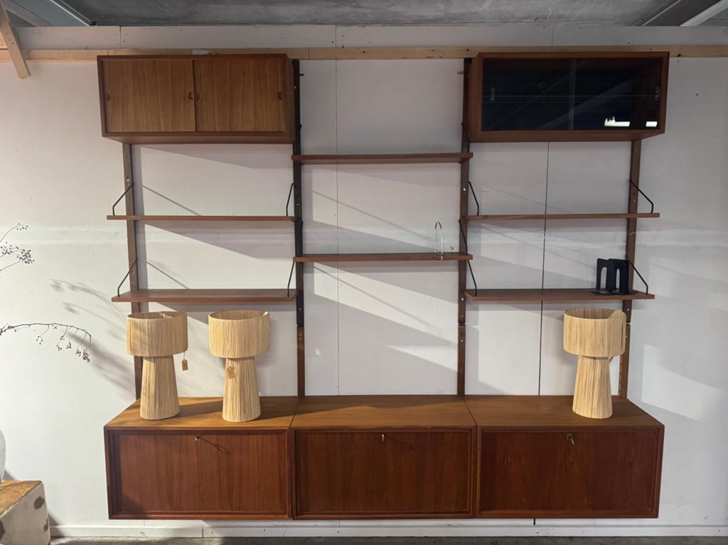 Poul Cadovius by Royal System vintage modulair wandsysteem, Ophalen of Verzenden, Zo goed als nieuw, 25 tot 50 cm, 200 cm of meer