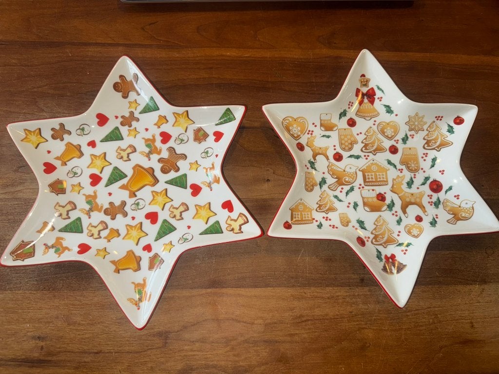 Kerst kerstbordjes kerstschaaltjes bordjes schaaltjes, Diversen, Kerst, Verzenden, Zo goed als nieuw