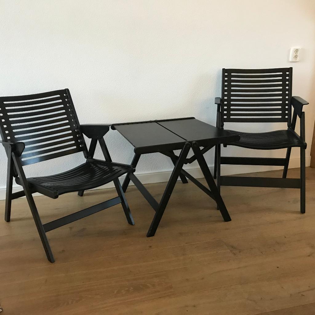 Niko Kralj Stol Rex Klapstoel stoel stoelen tafel vintage, Ophalen, Gebruikt, Nvt, Eén