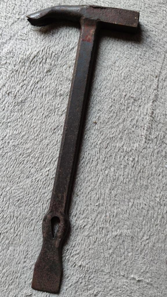 Vintage Universal "ganz aus Stahl" glashamer hamer + beitel, Ophalen of Verzenden