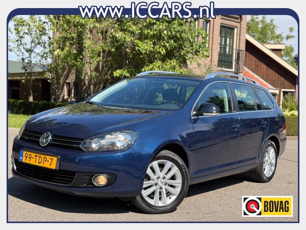 Volkswagen GOLF 1.2 TSI STYLE - Airco - Cruise - APK 08-27 !, Auto's, Euro 5, Gebruikt, 4 cilinders, Blauw