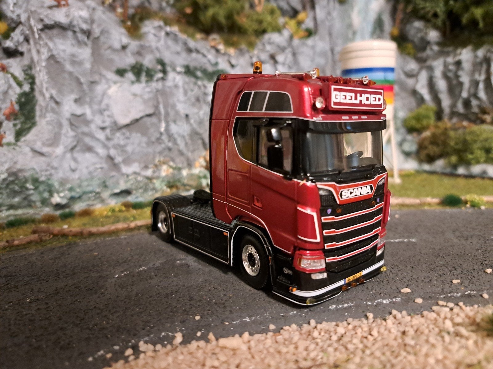 WSI Set Geelhoed, Hobby en Vrije tijd, Modelauto's | 1:50, Ophalen of Verzenden, Zo goed als nieuw, Bus of Vrachtwagen, Wsi
