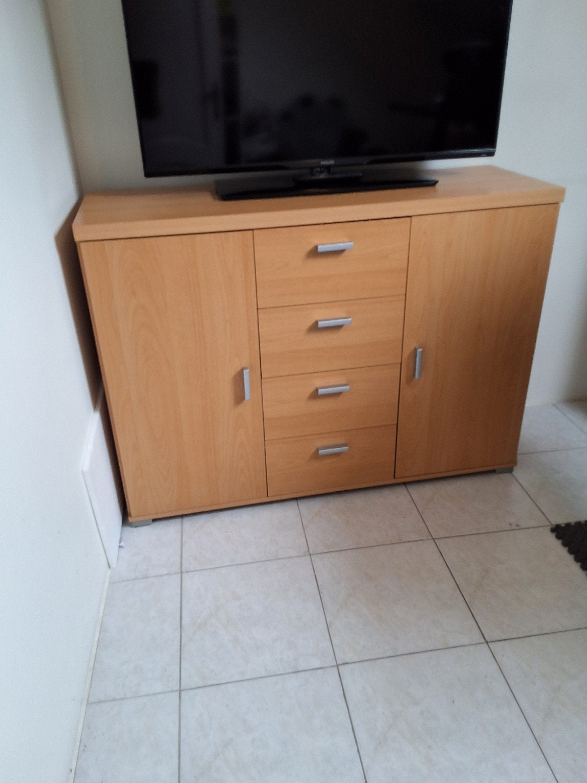 eiken kleur. dressior. zie maten op foto,s, Ophalen, Gebruikt, 25 tot 50 cm, 50 tot 100 cm