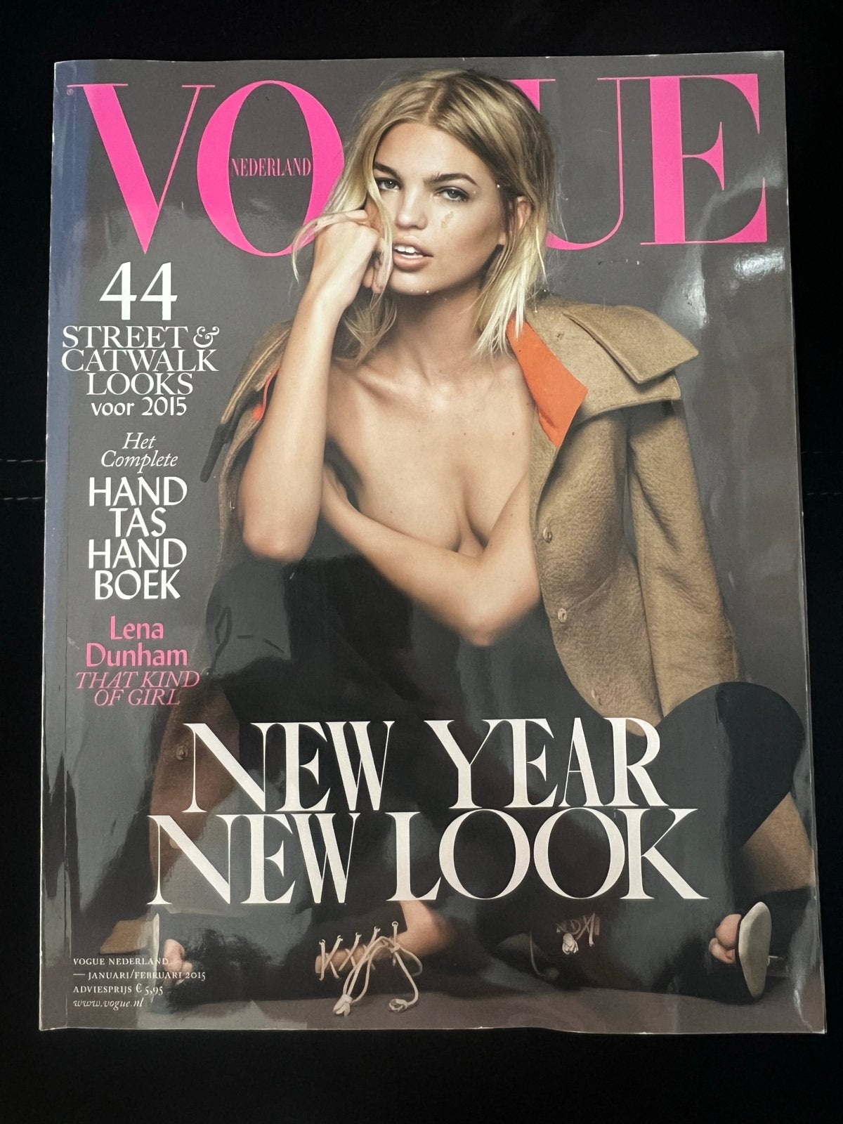 Vogue Nederland Januari/Februari 2015 - New Year New Look, Boeken, Ophalen of Verzenden, Zo goed als nieuw, Glossy