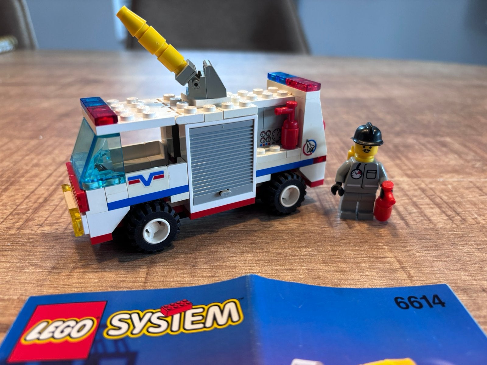 Lego Classic Town set 6614 ‘Launch Evac 1’ uit 1995, Gebruikt, Lego, Inclusief instructies, Ophalen of Verzenden