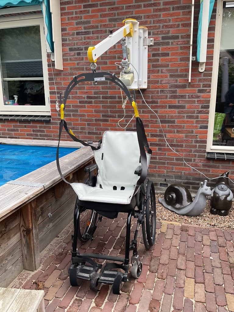 Zwembadlift/Jacuzzi, Tuin en Terras, Ophalen, Gebruikt, Minder dan 80 cm, Overige typen