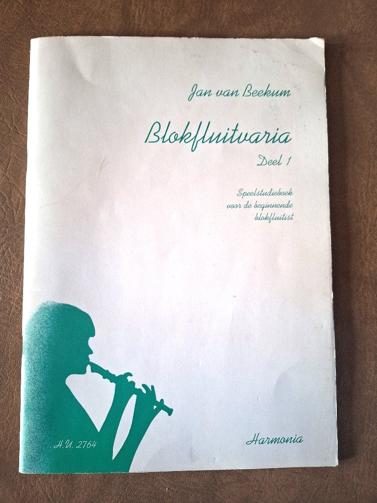 Blokfluitvaria Vol.1 / Speelstudieboek, Overige genres, Les of Cursus, Ophalen of Verzenden, Zo goed als nieuw