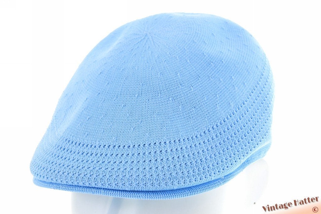 Platte pet Kangol Tropic Ventair licht blauw (S) 54-56 nieuw, Nieuw, Kangol Tropic Ventair 504, Ophalen of Verzenden, Pet