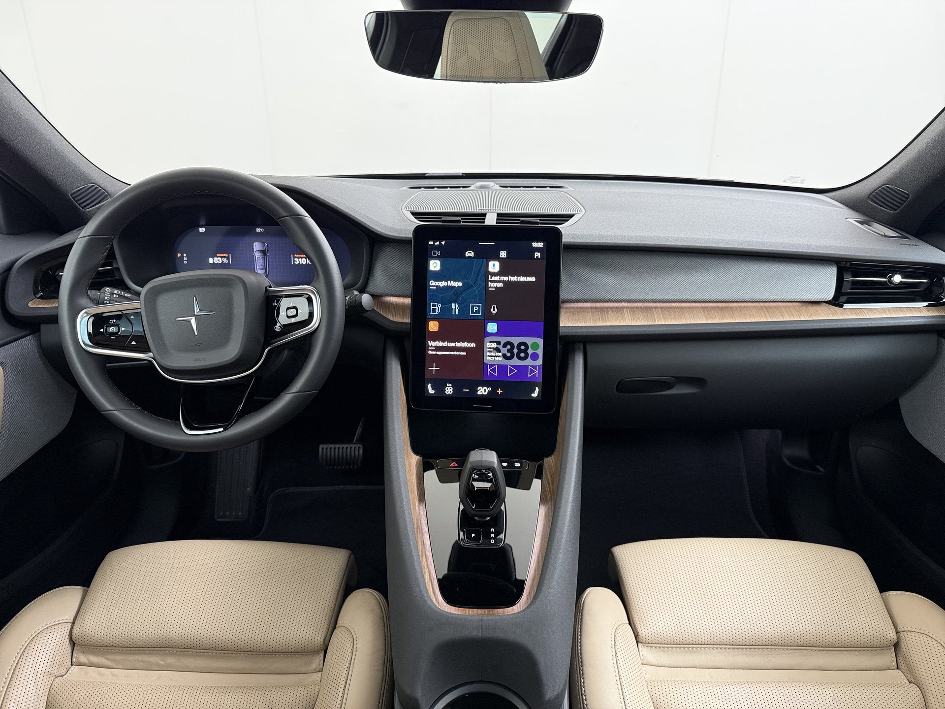 Polestar 2 Long Range Dual Motor Launch Ed. 78kWh 408PK Adap, Auto's, Polestar, Automaat, Gebruikt, Beige, 110 €/maand