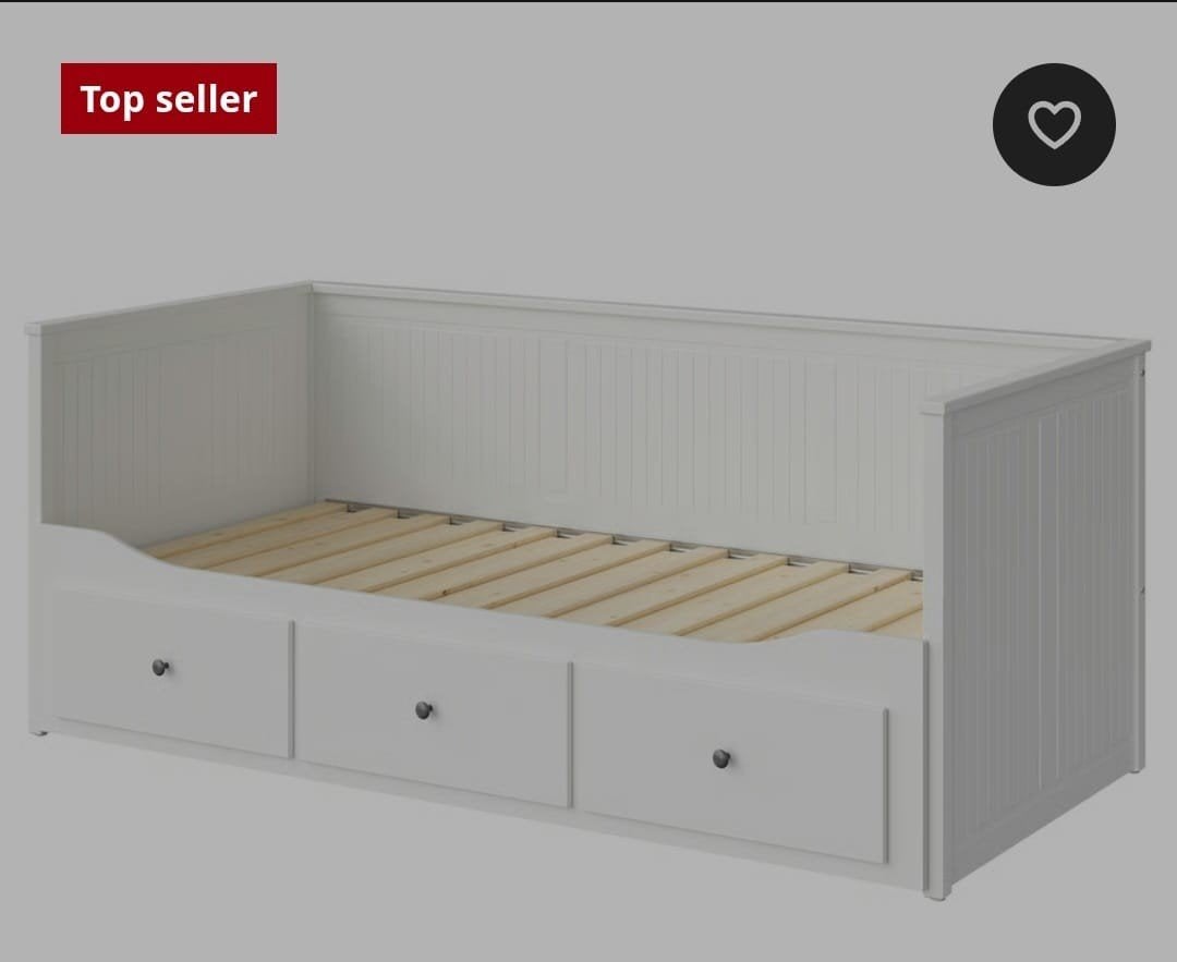 ikea bed hemnes, Ophalen, Gebruikt, 90 cm, Eenpersoons