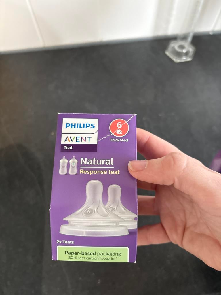 Philips Avent Natural Response Speen 6 (dikke voeding), Kinderen en Baby's, Babyvoeding en Toebehoren, Ophalen of Verzenden, Nieuw