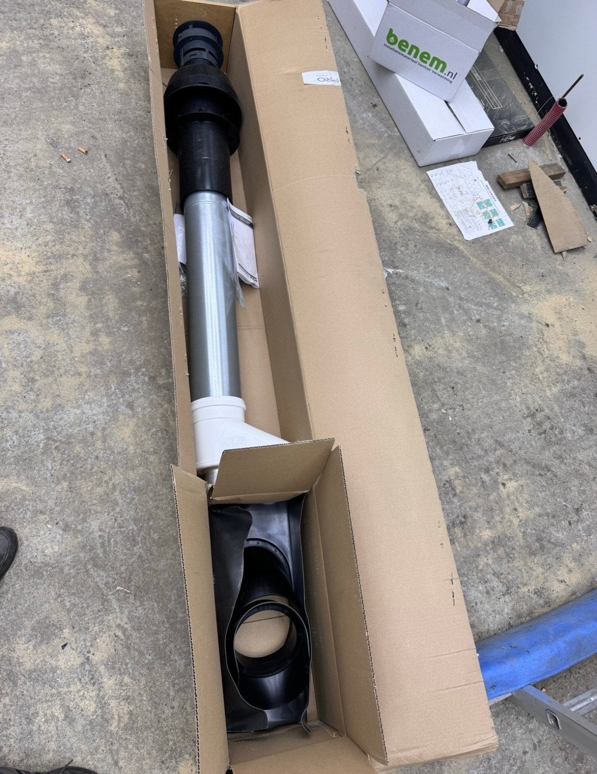 NIEUWE Smith dakdoorvoer set 80/125 - Compleet, Ophalen, Nieuw, Overige typen