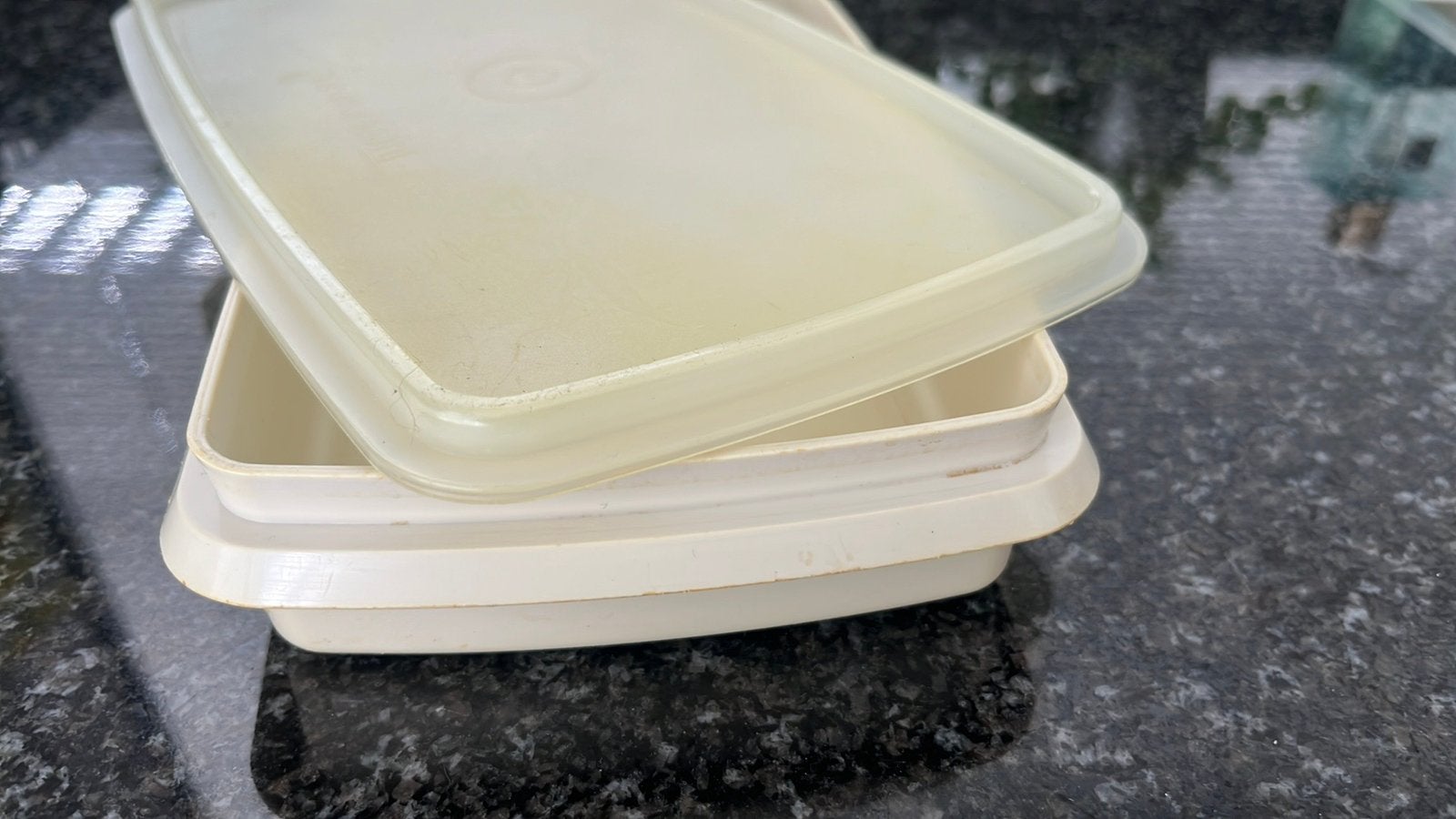 Tupperware belegbakje, Ophalen, Gebruikt, Bewaardoos, Met deksel