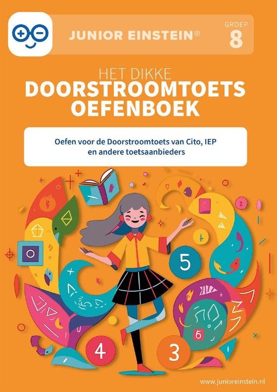 Het dikke doorstroomtoets oefenboek (groep 8), Ophalen, Zo goed als nieuw, Overige niveaus, Nederlands