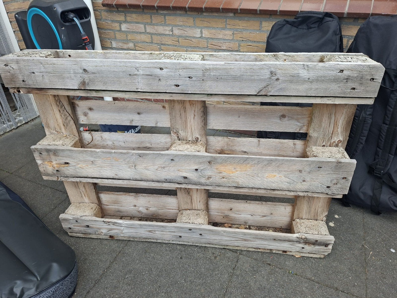 Gratis pallet, Ophalen, Gebruikt, 100 cm of meer, Rechthoekig