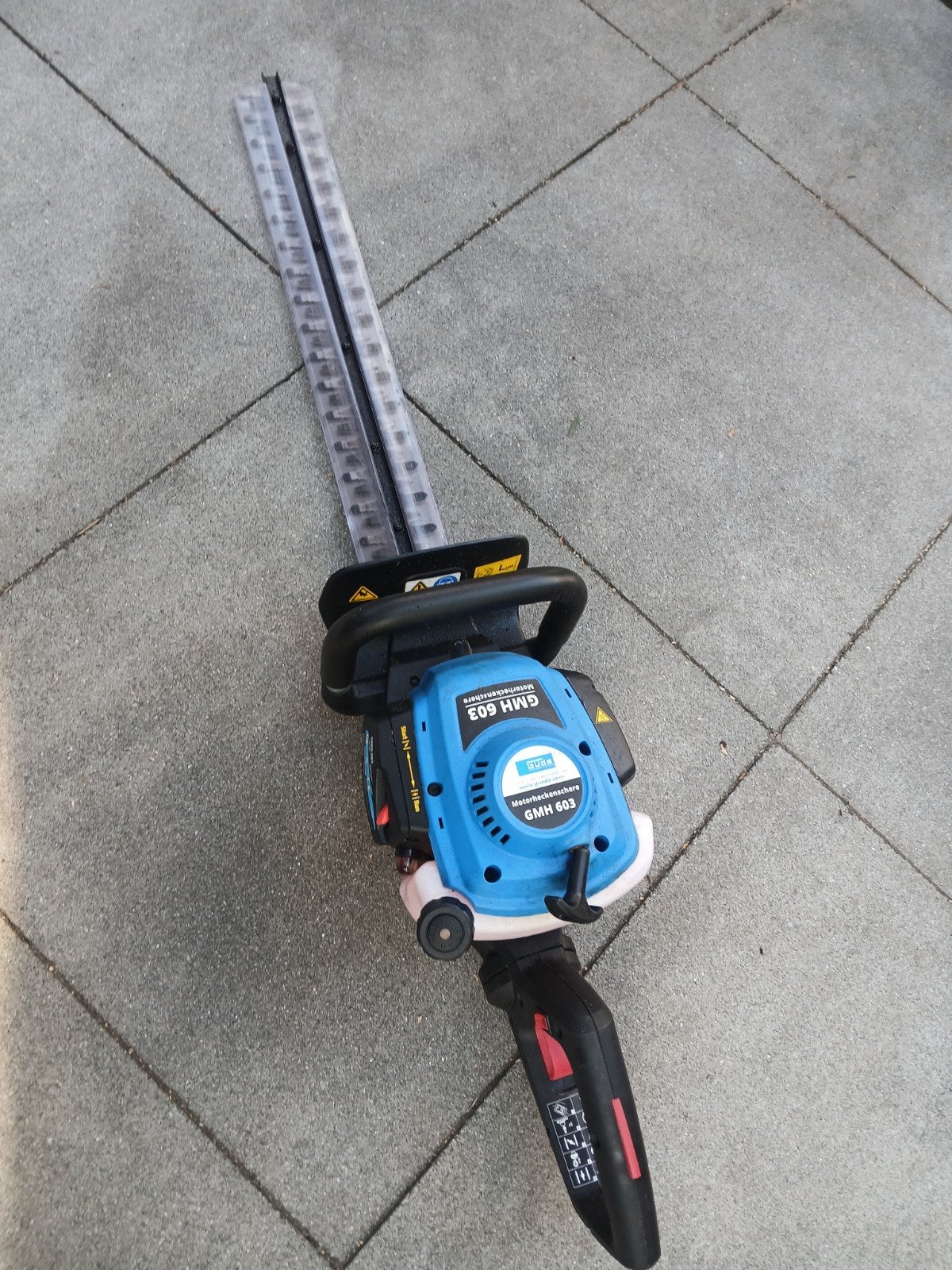 Motorheggenschaar te huur, Tuin en Terras, Heggenscharen, Ophalen, Benzine