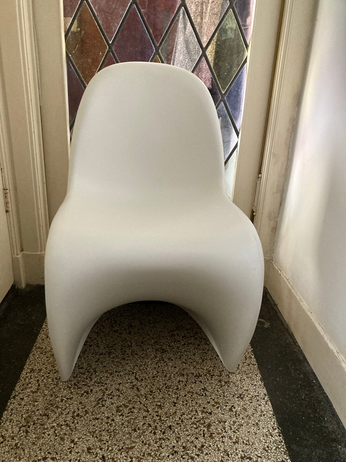 Vitra Panton Stoel Wit - Design Klassieker, Kunststof, Gebruikt, Wit, Ophalen of Verzenden