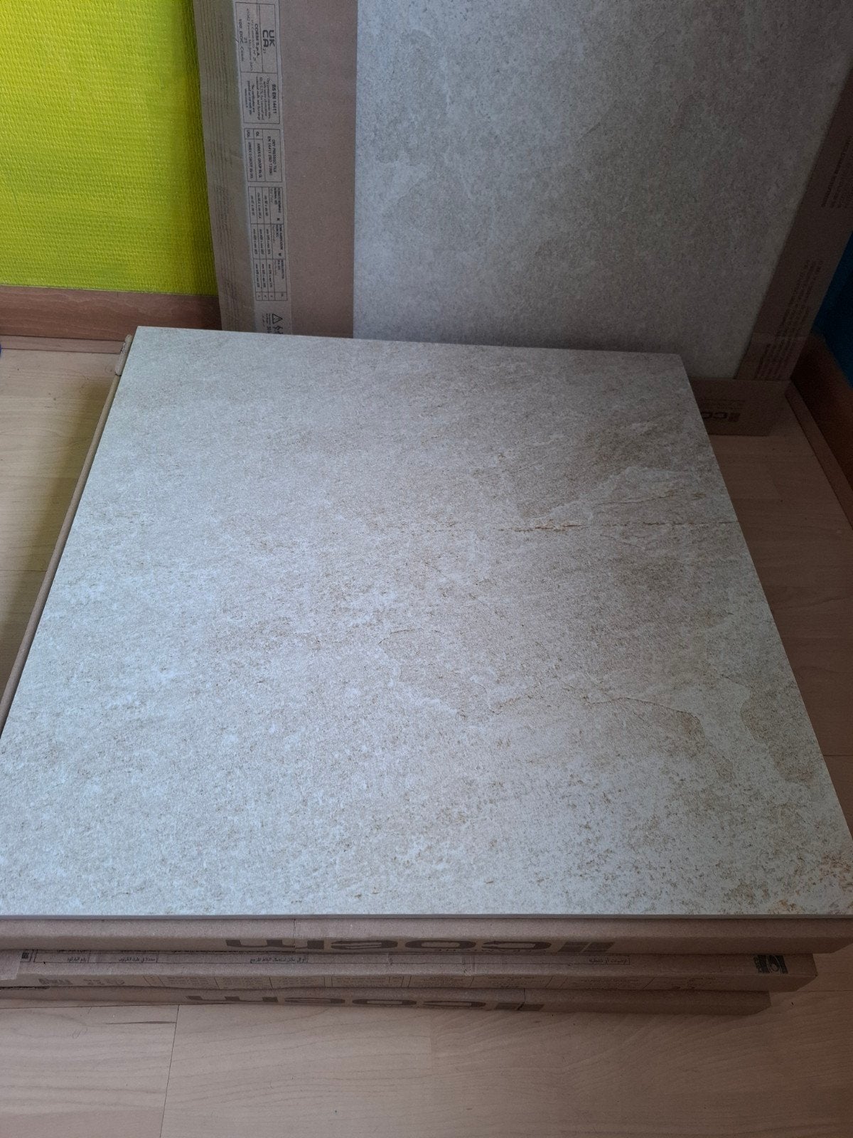Coem Badkamertegels 60x60cm - 16 stuks - Beige tinten, Doe-het-zelf en Verbouw, Ophalen, 60 cm of meer, Nieuw, Minder dan 5 m²