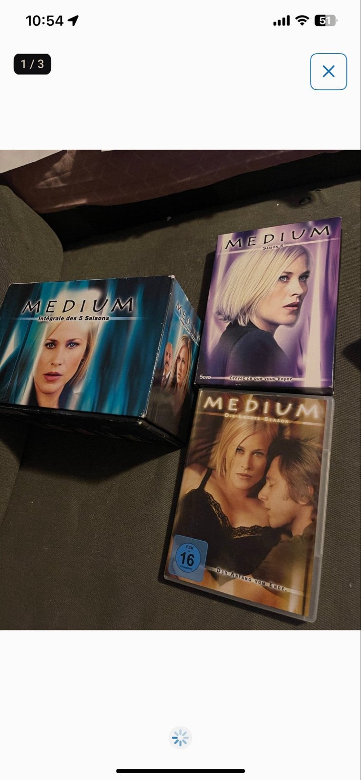 Medium DVD Boxset - Seizoen 1-7 (Compleet), Vanaf 16 jaar, Nederlands, Ophalen of Verzenden, Zo goed als nieuw
