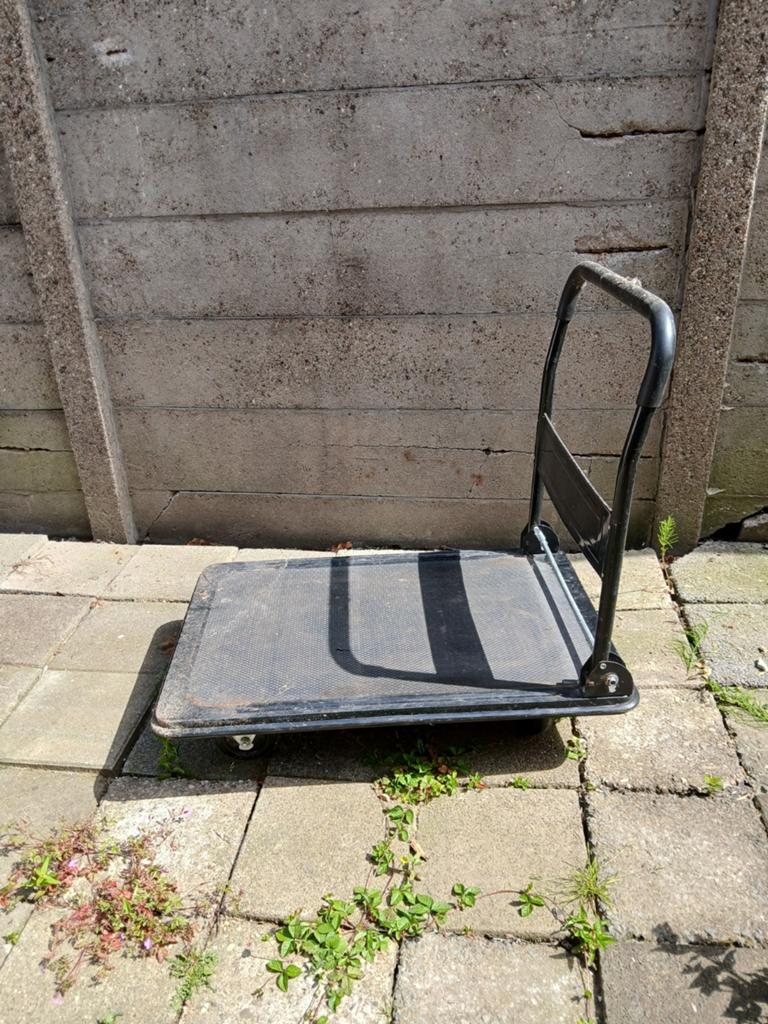 Zware kwaliteit transportkar, 100 liter of meer, Ophalen of Verzenden, Gebruikt, Transportkar