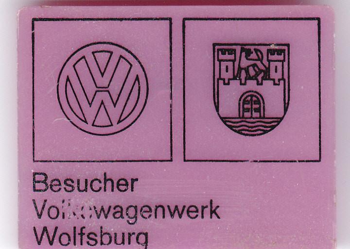 BEZOEKERSBROCHE-VW-zestiger jaren., Verzenden, Gebruikt, Transport, Speldje of Pin