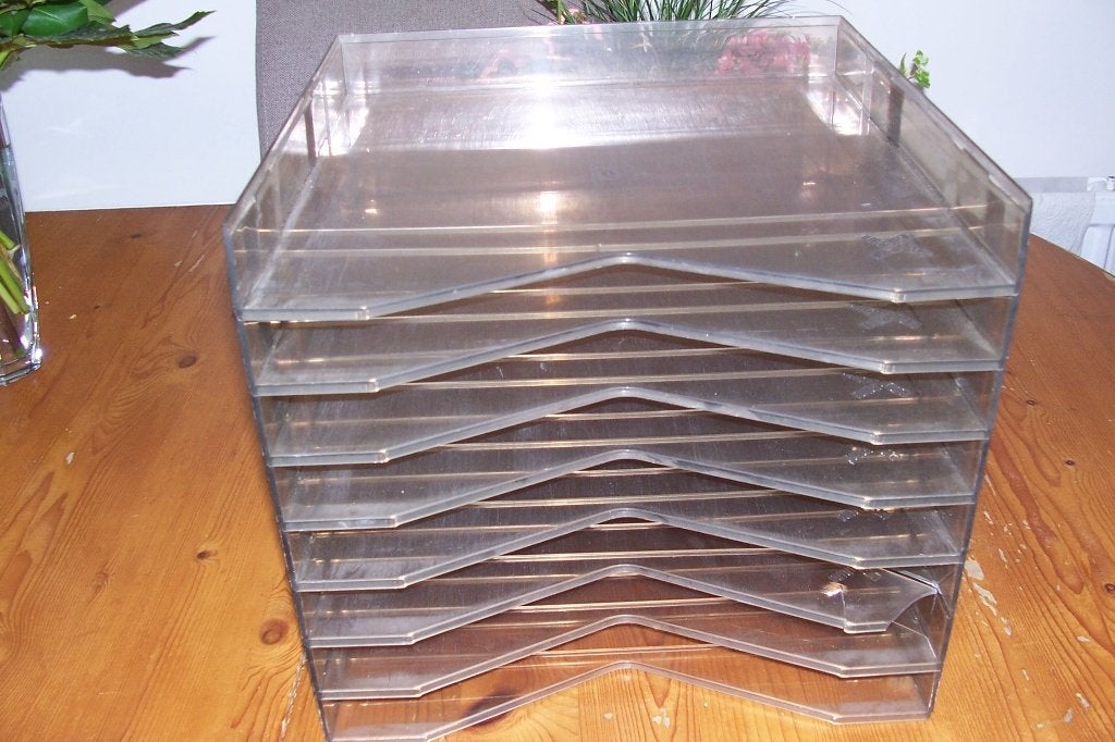 8 plastic bakken voor lp's, Ophalen of Verzenden, Gebruikt, 12 inch, Overige typen