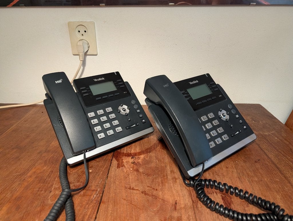 Yealink VoIP Toestellen Set | T42S + T41S, Ophalen, Gebruikt