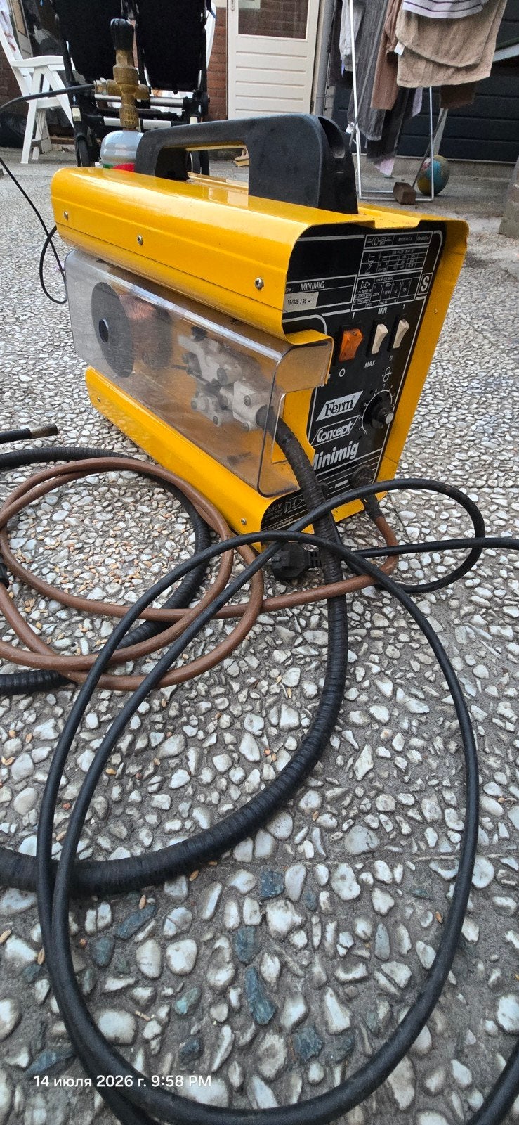 Lasapparaat Ferm, Ophalen, Minder dan 150 ampère, Elektroden