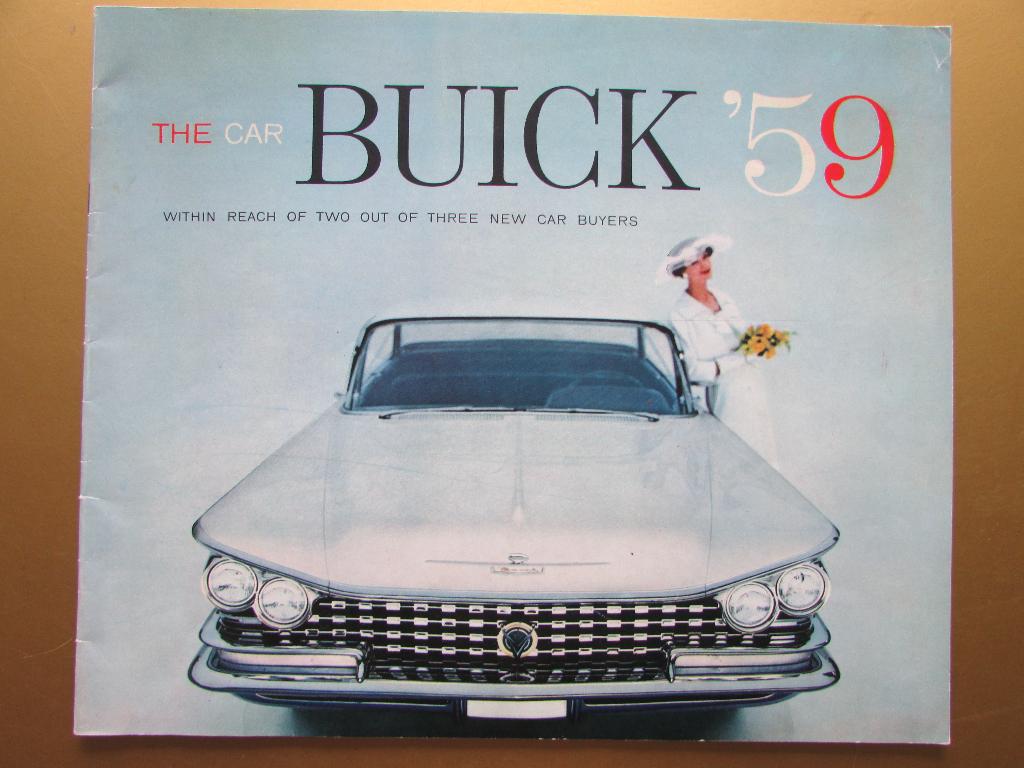 1959 Buick prestige brochure, Engels, Ophalen of Verzenden, Zo goed als nieuw, Overige merken
