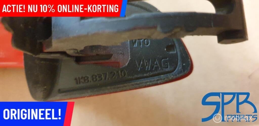 VW GOLF 6 SCIROCCO DEURGREEP Portiergreep RECHTS 1K8837210, Volkswagen, Nieuw, Ophalen of Verzenden, Volkswagen