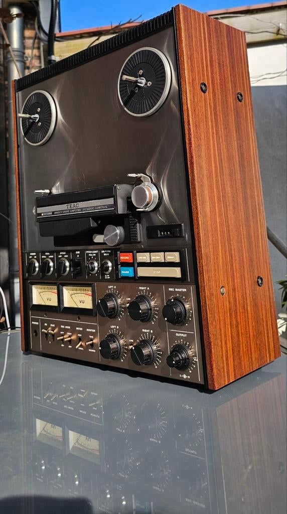 TEAC A-7300 28kg! reel to reel,gereviseerd,topstaat+garantie, TEAC, Tape counter, Enkel, Nvt