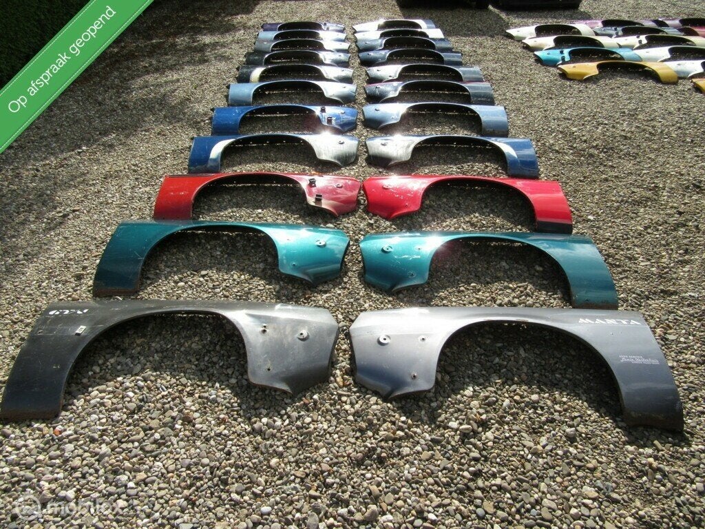 voorscherm Spatbord links en rechts Opel Manta B, bj '75-'90, Auto-onderdelen, Gebruikt, Opel, Ophalen of Verzenden, Opel