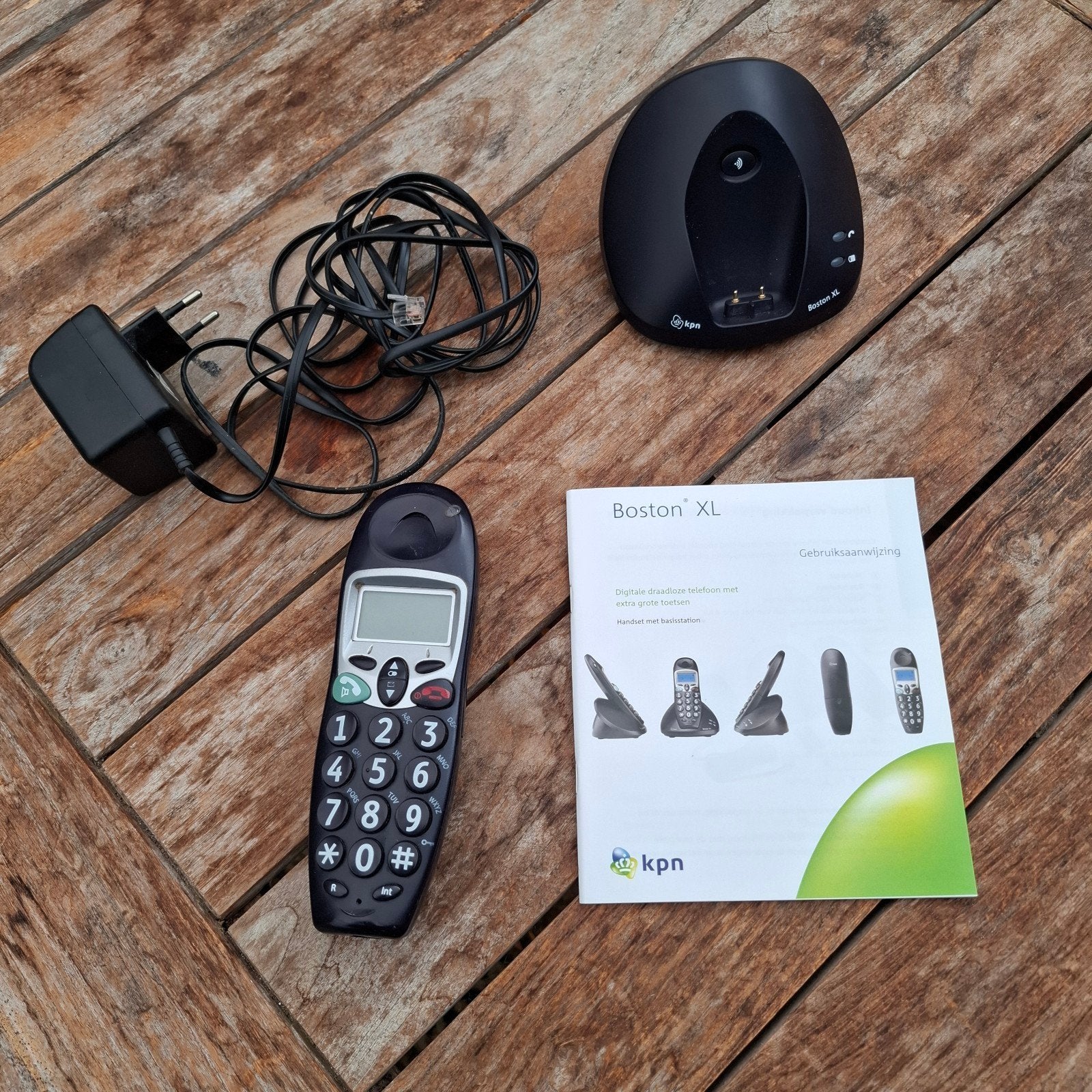 KPN Boston XL Vaste Draadloze Telefoon (Senioren / Grote Kno, Telecommunicatie, Ophalen of Verzenden, 1 handset