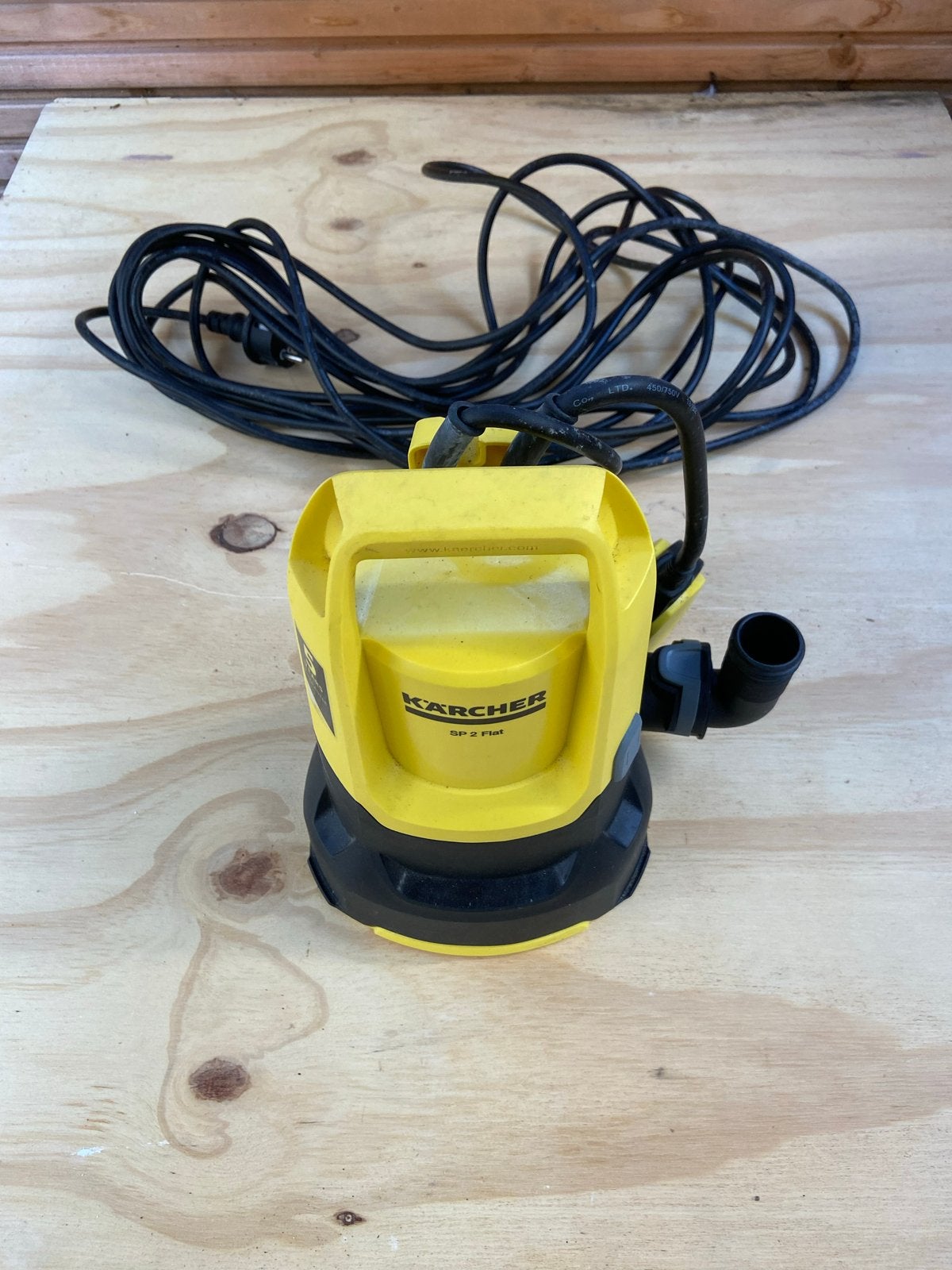 Kärcher SP 2 Flat dompelpomp - vlakzuigend - 250W, Ophalen of Verzenden, Zo goed als nieuw, Elektrisch, Dompelpomp