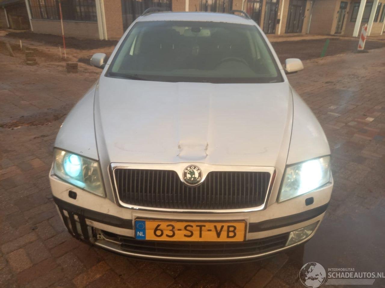 Skoda Octavia 2.0 TDI (bj 2006), Auto diversen, Infoline@skoda-auto.cz, Stationwagon, Zilver of Grijs, Skoda