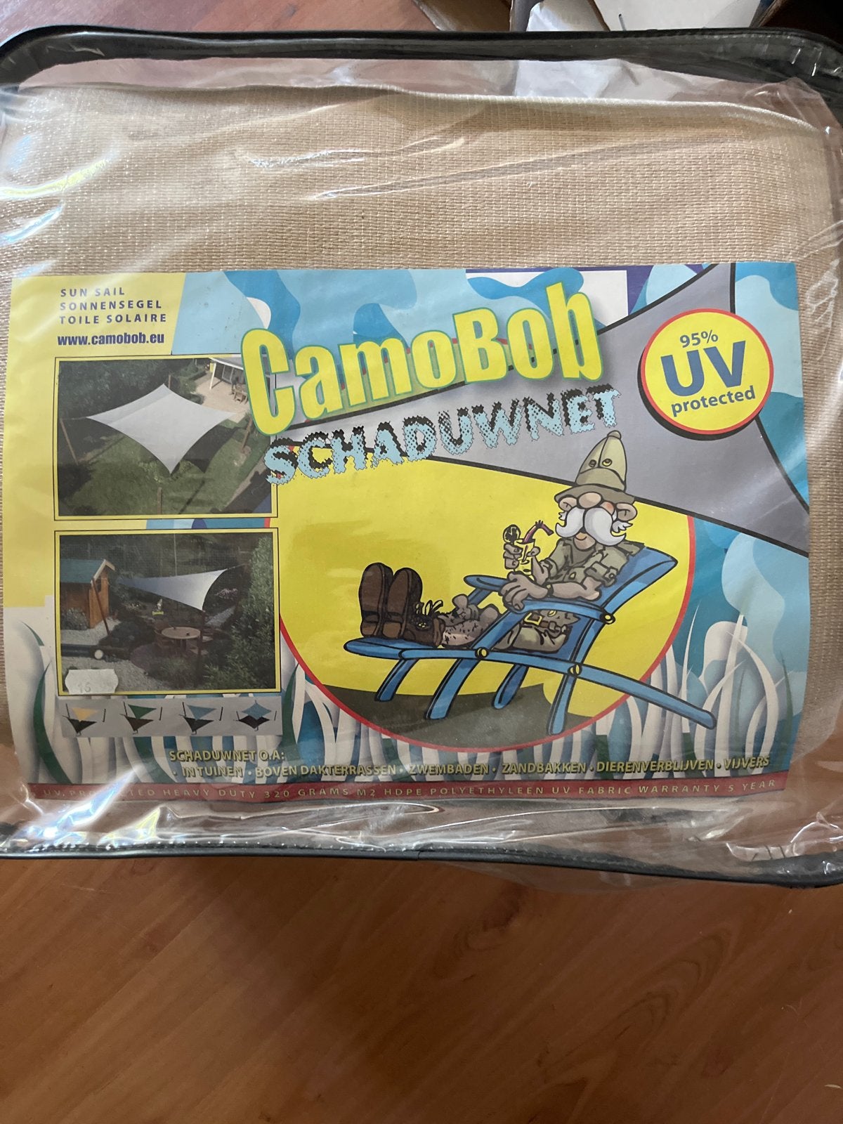 Schaduwdoek  4.5x4.5 m1 nieuw in verpakking, Tuin en Terras, Schaduwdoeken, Ophalen of Verzenden, Nieuw