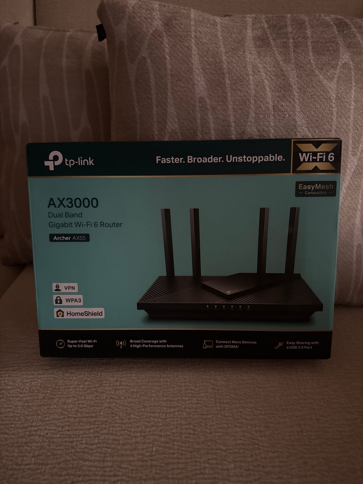 TP-Link AX3000 Router, Computers en Software, Ophalen of Verzenden, Zo goed als nieuw, Router