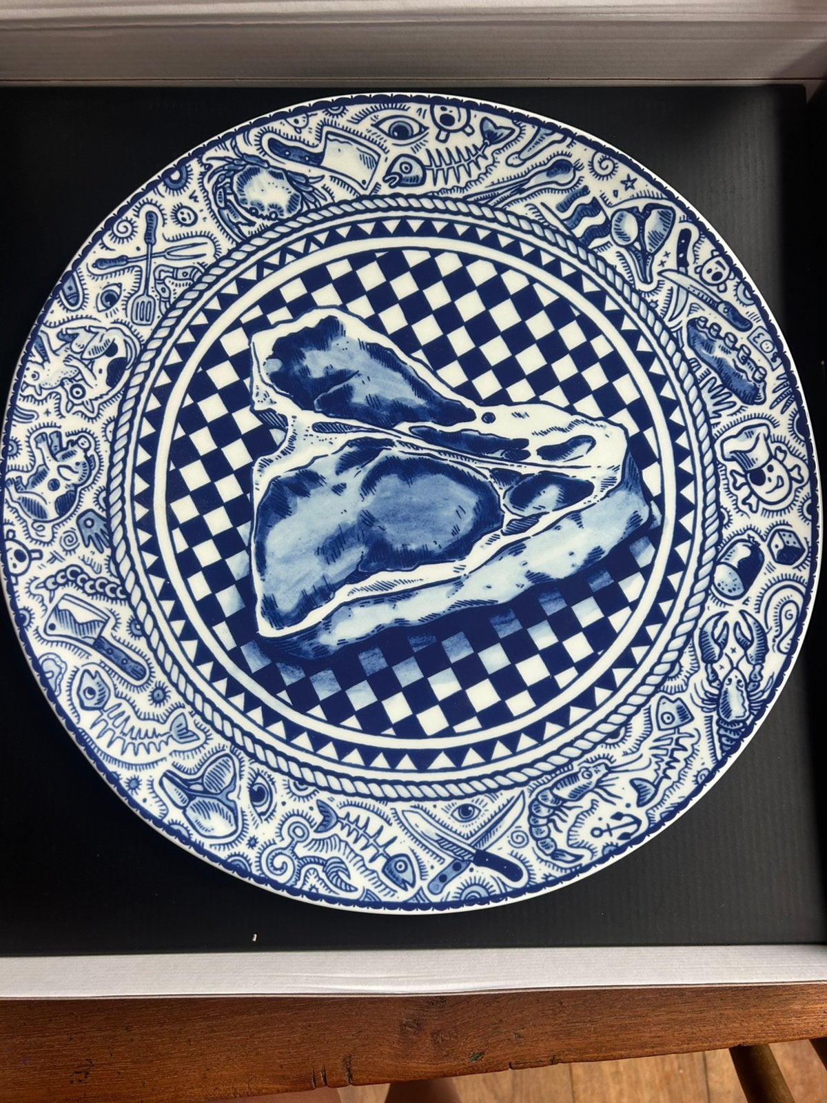 Son of a butcher limited edition bord, Ophalen