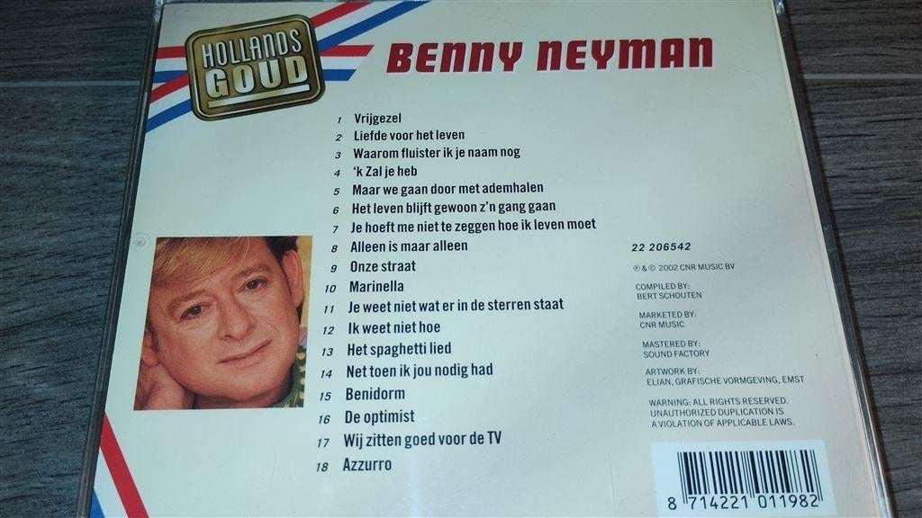 Benny Neyman ‎- Benny Neyman, Ophalen of Verzenden, Zo goed als nieuw, Levenslied of Smartlap