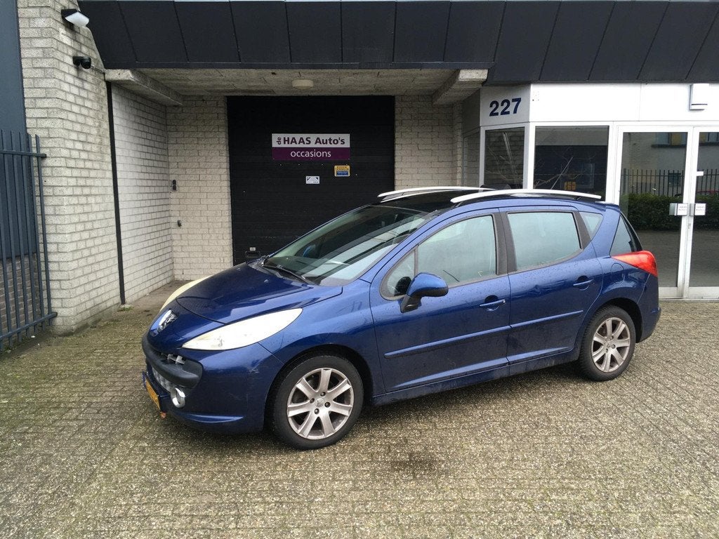Peugeot 207 SW 1.6 VTi XS Première / PANO DAK / ALU VELGEN, Voorwielaandrijving, Stof, Gebruikt, Zwart