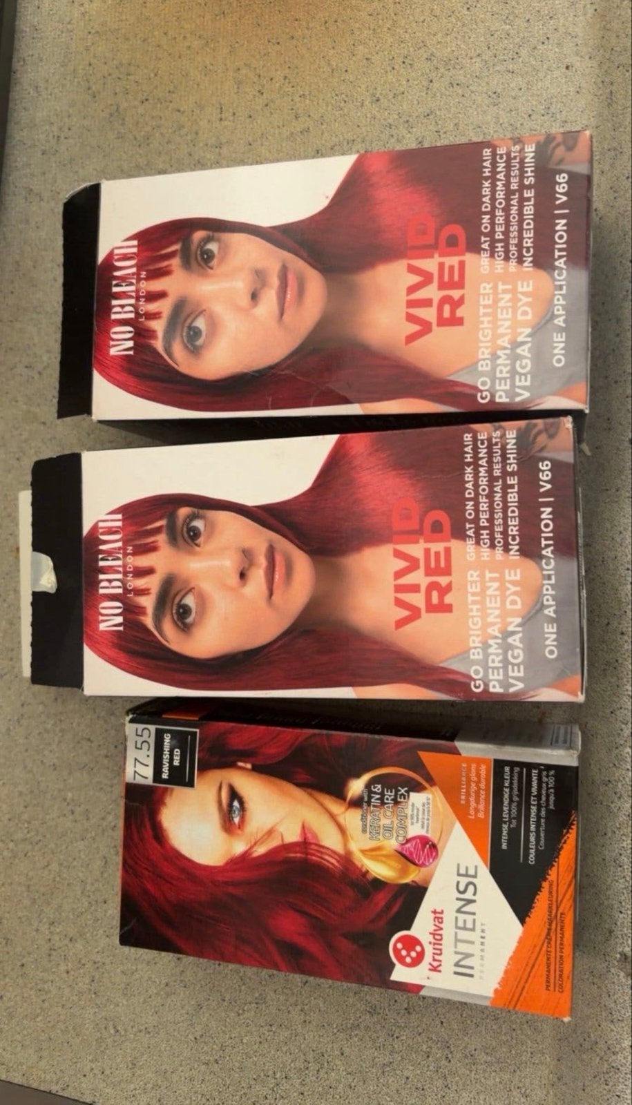 Haarverf Rood - No Bleach London & Kruidvat Intense, Ophalen, Nieuw, Overige typen